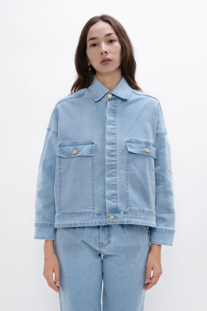 Arizona Denim Jacket - Sky - Jacket