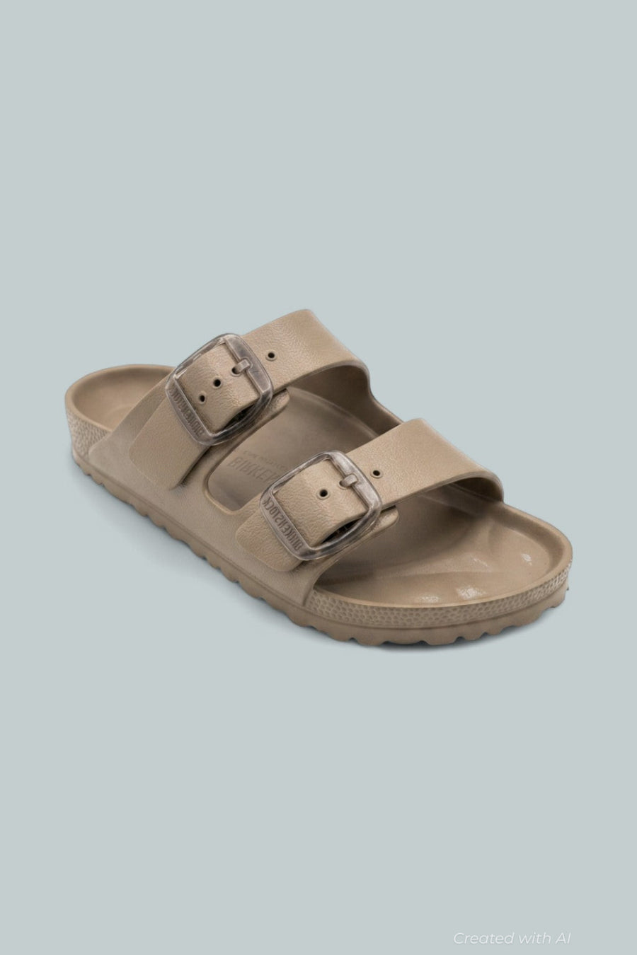 Arizona EVA Big Buckle Sandals - Beige - 8 - Sandals