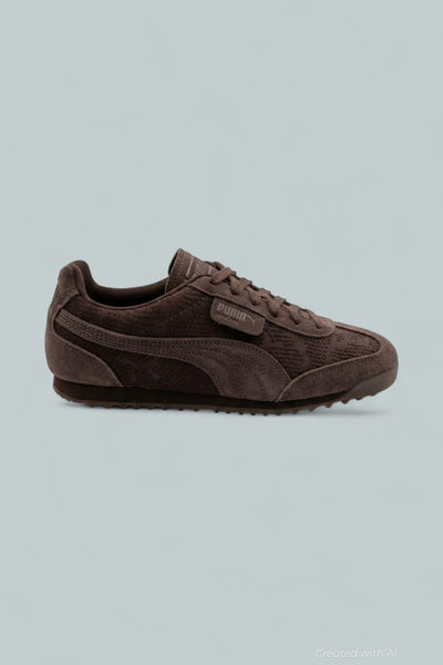 Arizona Lace Up Sneakers - Brown - 7.5 - Sneaker