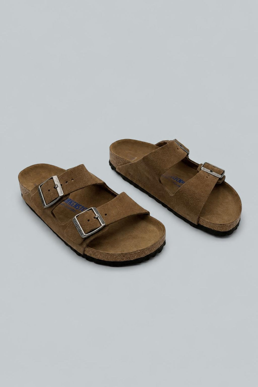 Arizona Soft Footbed Birkenstock Sliders - Dark Tea Tonal - EU 40/ US M 9 / US M 9.5 - Sandals