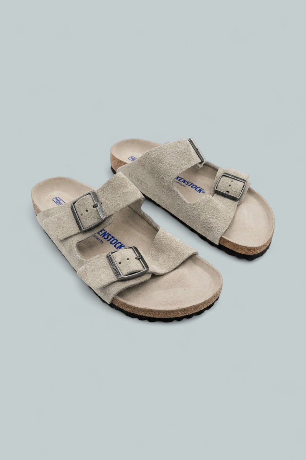 Arizona Soft Footbed Slide Sandals - Beige - 11 US - Sandals