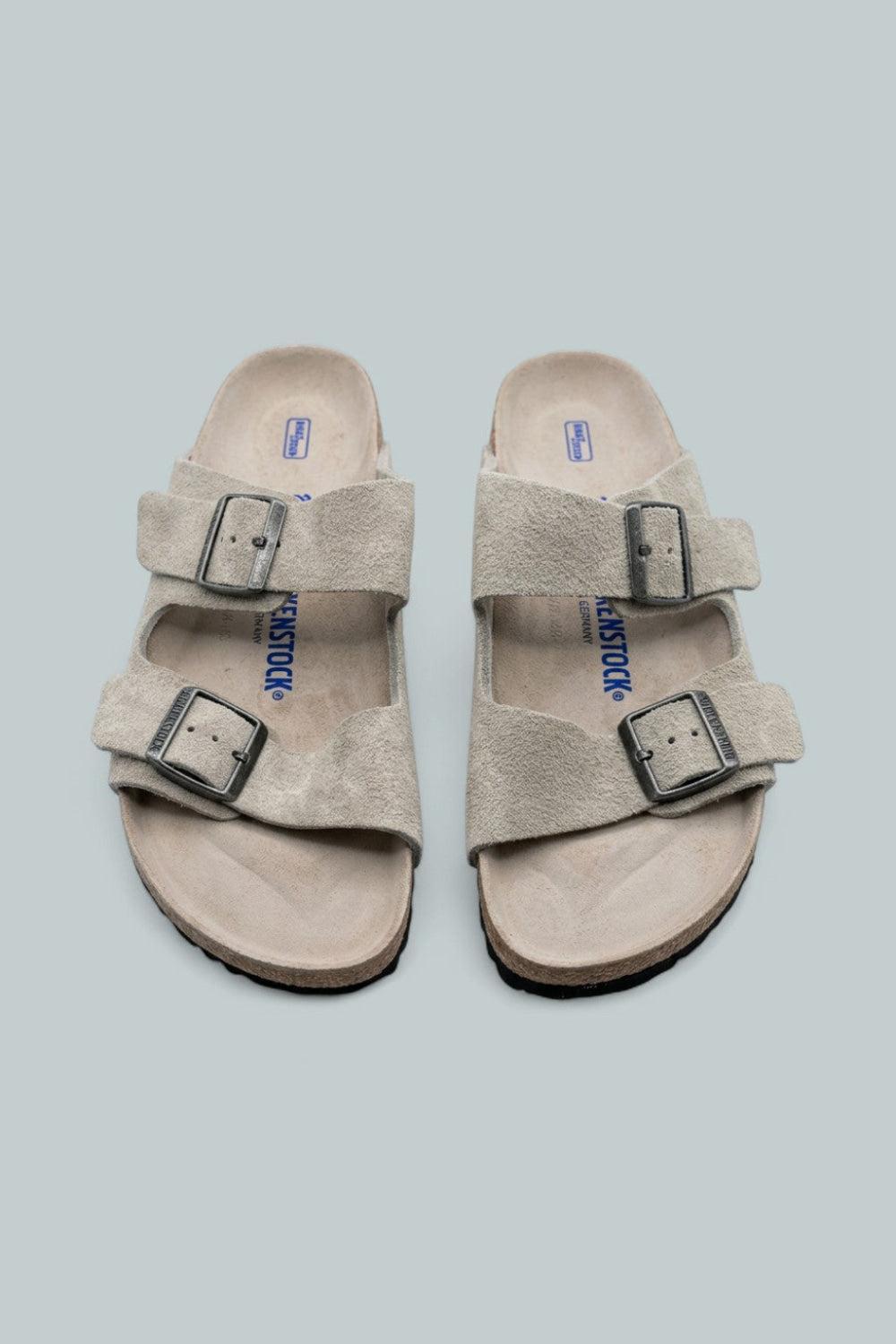 Arizona Soft Footbed Slide Sandals - Beige - 11 US - Sandals