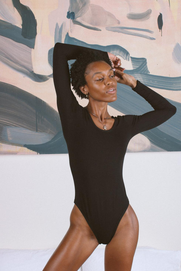 Arlin Bodysuit - Black - FINAL SALE - 2X - Bodysuit