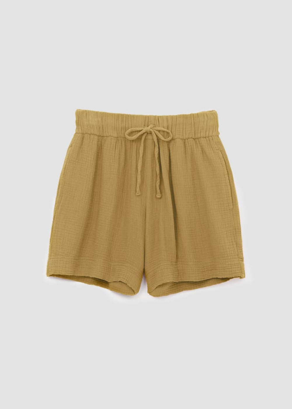 Arlo Organic Cotton Short - Straw - Shorts