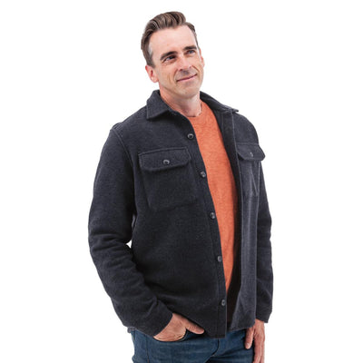 Arlo Shirt Jacket - Dark Navy - Jacket