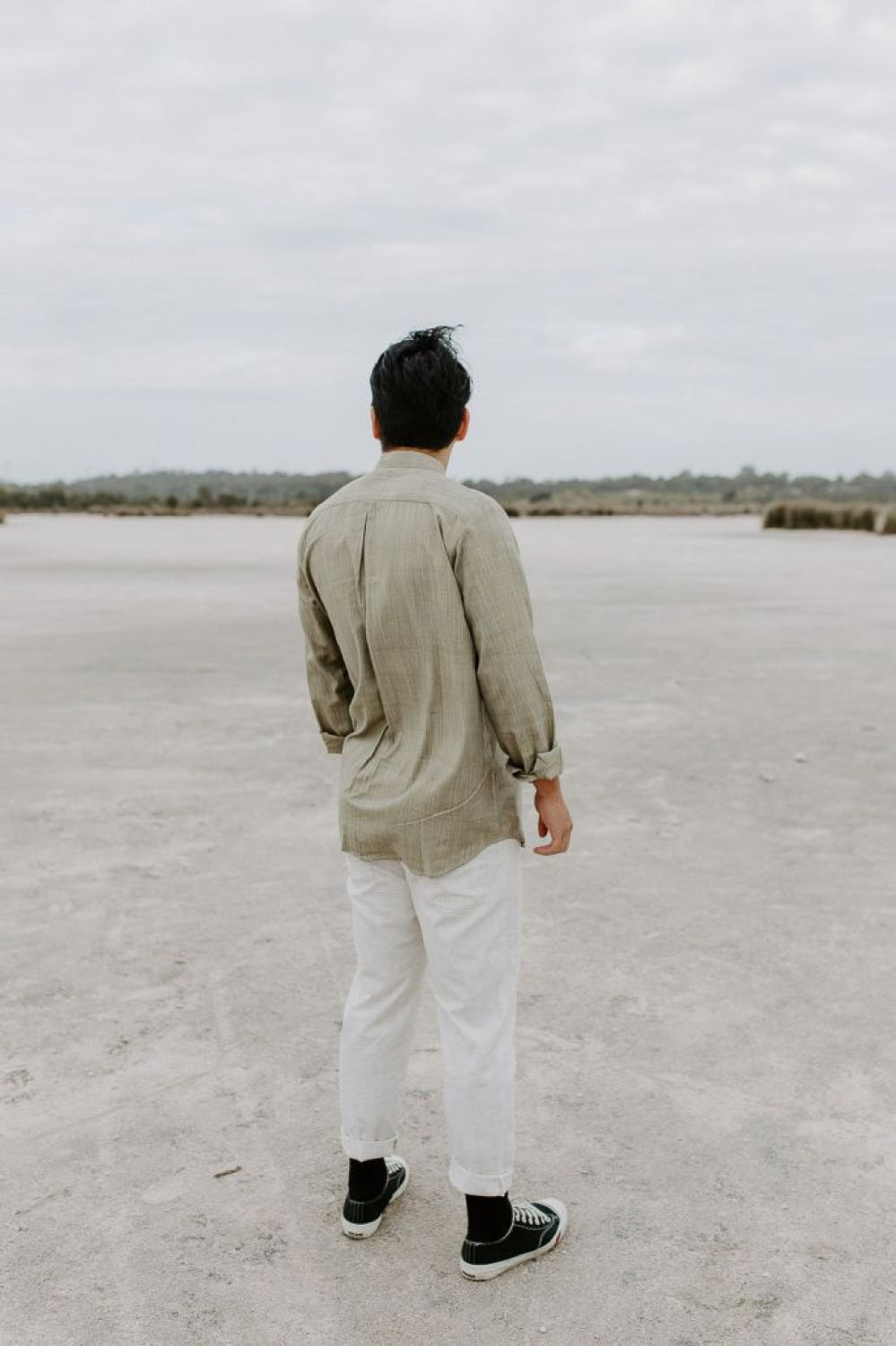 Arlo Shirt - Olive - M - Button Down Shirt