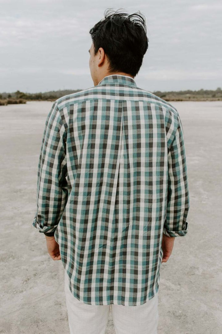 Arlo Shirt - Pine Gingham - Button Down Shirt