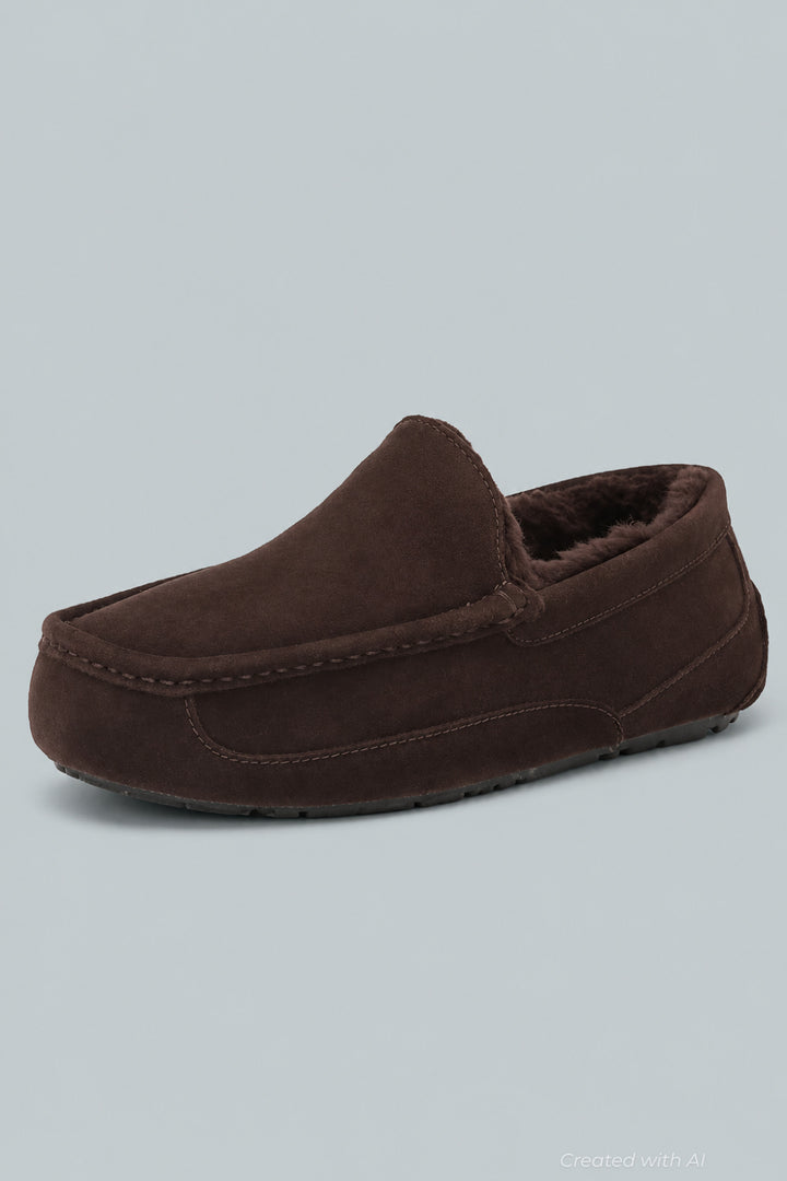 Ascot Slipper Men’s - Dusted Cocoa - 13 - Slip-On