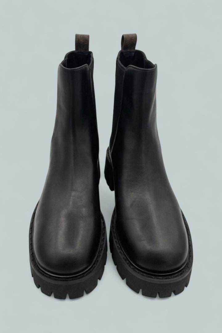 Asher Flat Bootie - Brown/Black - 9 - Bootie