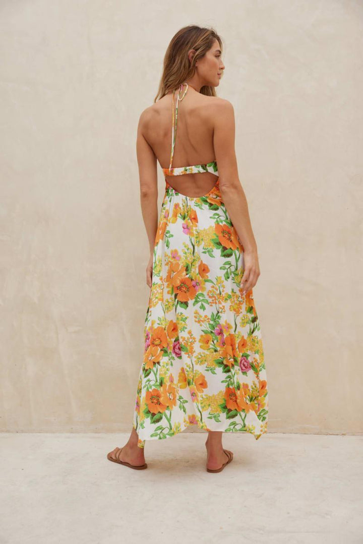 Astra Dress - Retro Floral - Dresses