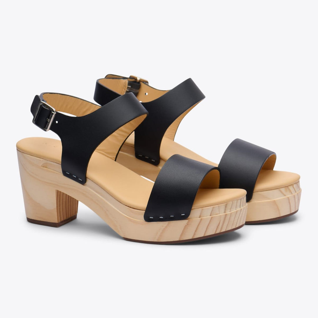 All-Day Open Toe Clog - Black - FINAL SALE