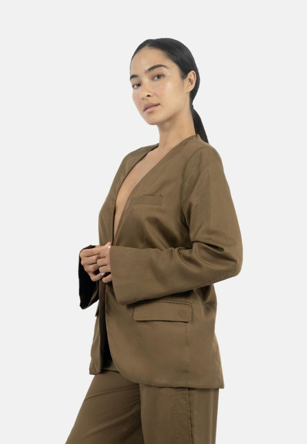 Auckland Blazer - Taupe - Blazer