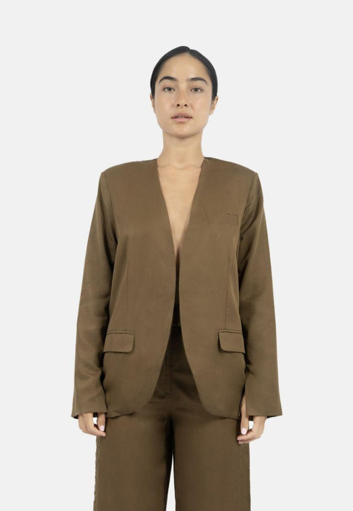 Auckland Blazer - Taupe - Blazer