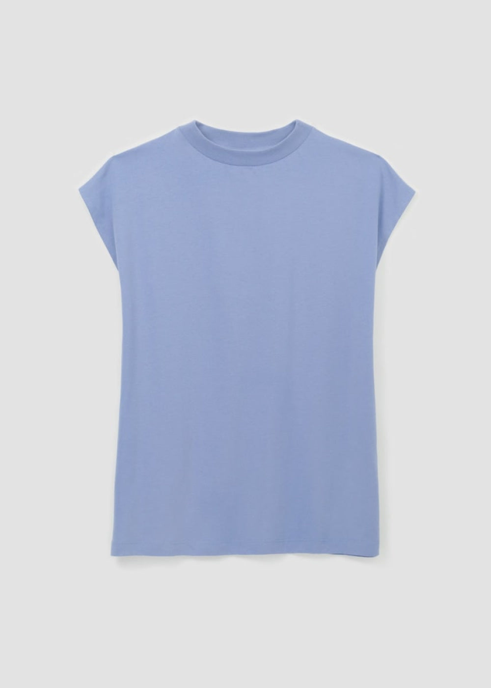 Aukai Organic Cotton Top - Washed Blue - Shirt