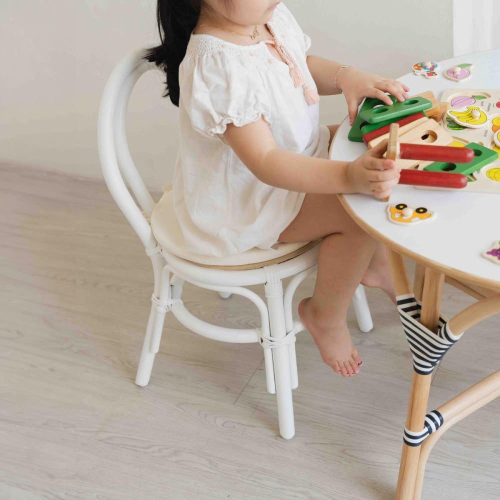 Aulia Kids Chair - White - FINAL SALE - ONE SIZE - Chair