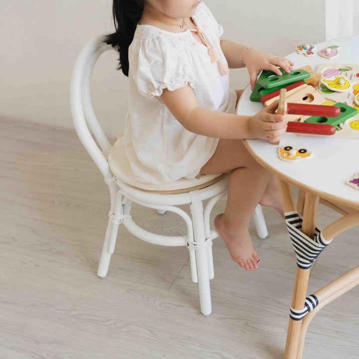 Aulia Kids Chair - White - FINAL SALE - ONE SIZE - Chair