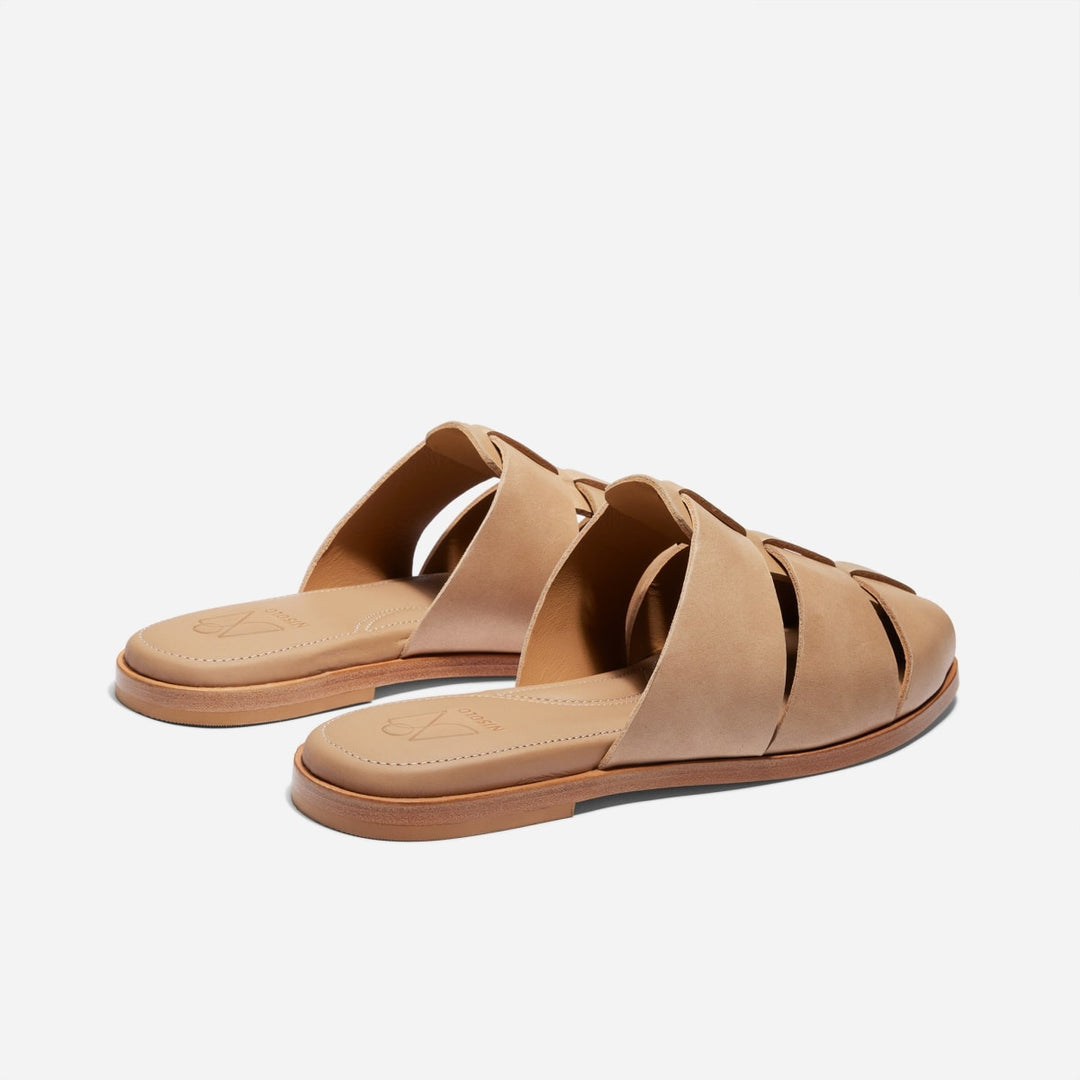Anita Fisherman Mule - Almond