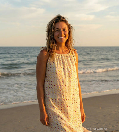 Aurore Dress - Color Dots - One Size - Dresses