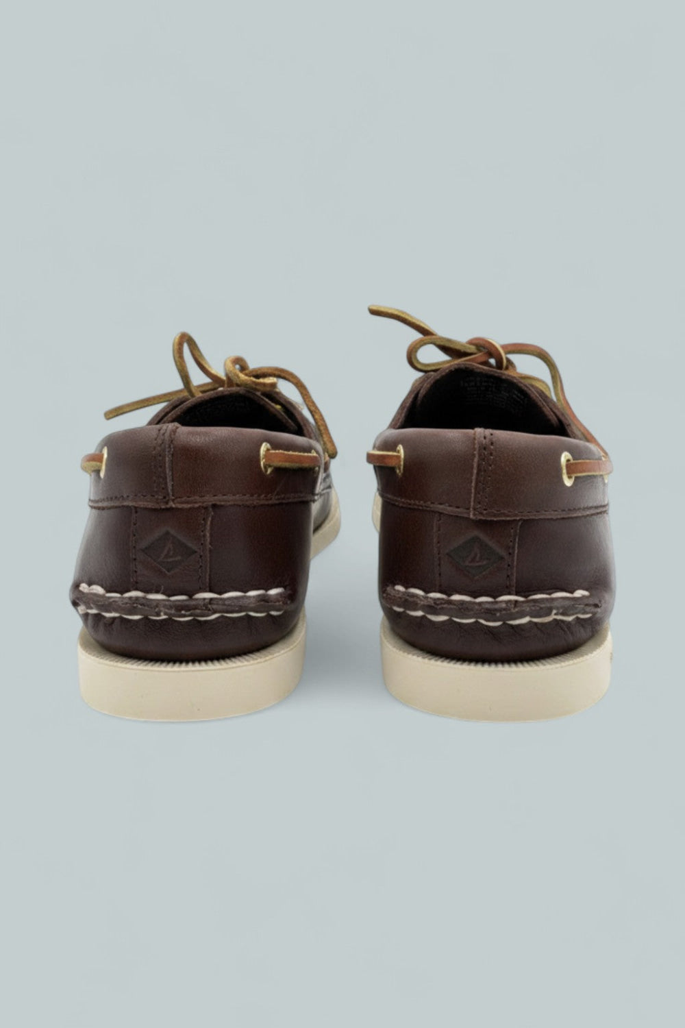 Authentic Original 2-Eye Leather Boat Shoes - Brown - 9.5 - Loafers
