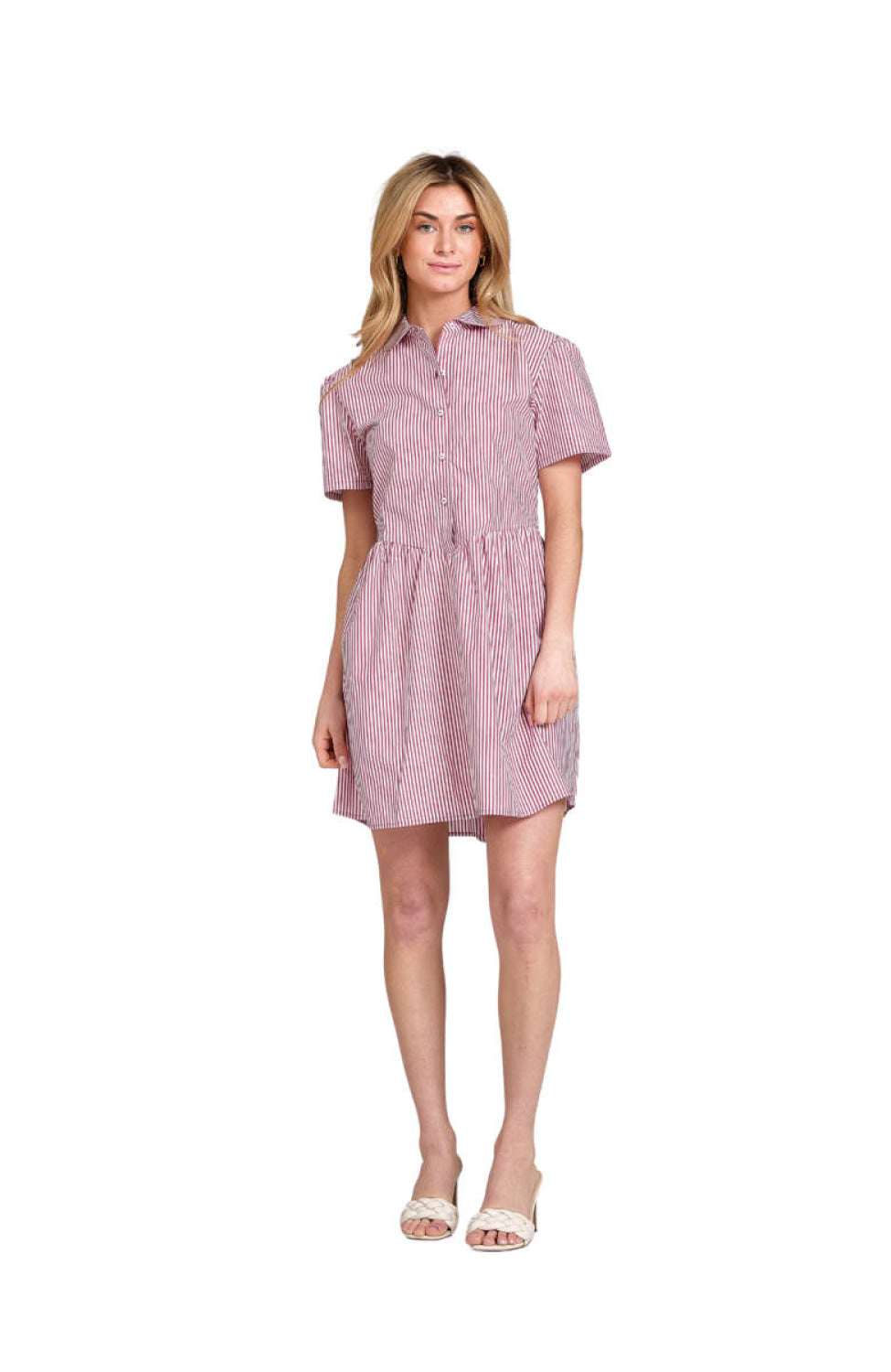 Autumn Dress - Red Stripe - Dresses