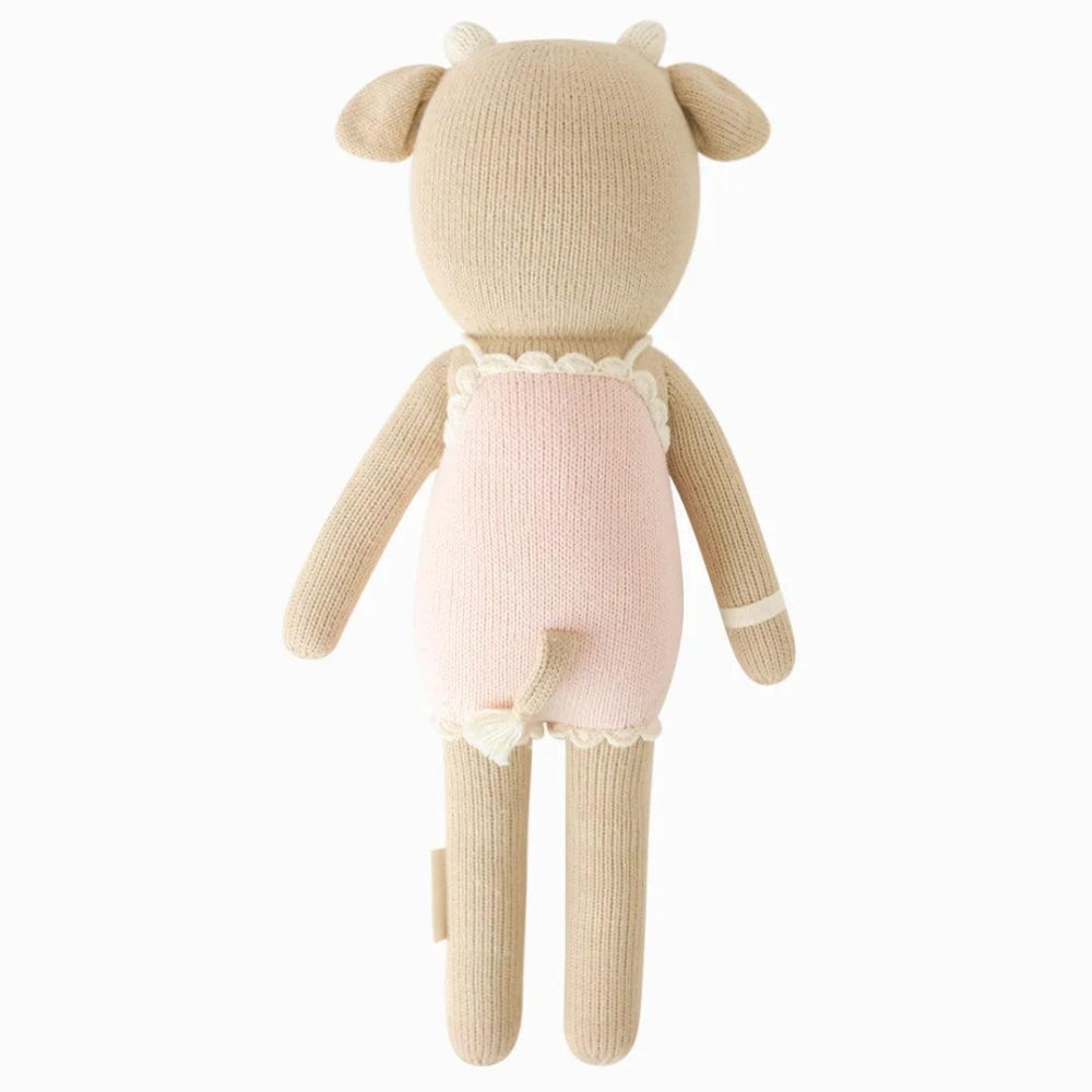Ava The Cow Powder Pink - One Size - ’Stuffed Animal - Baby Kids Adult’