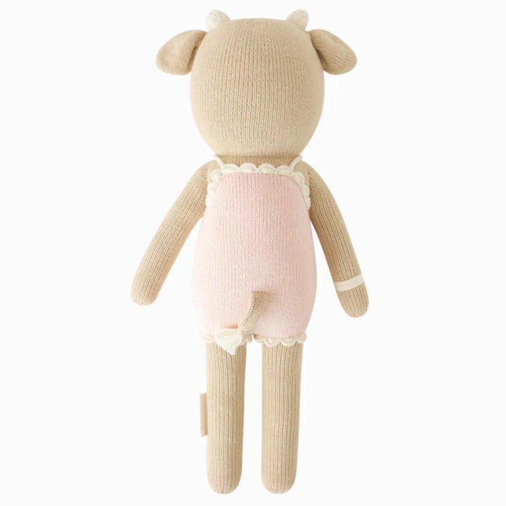 Ava The Cow Powder Pink - One Size - ’Stuffed Animal - Baby Kids Adult’