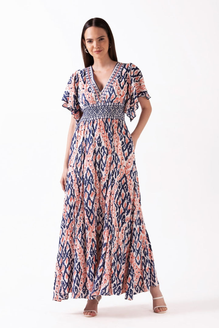 Avatara Maxi Dress - Coral - Dresses