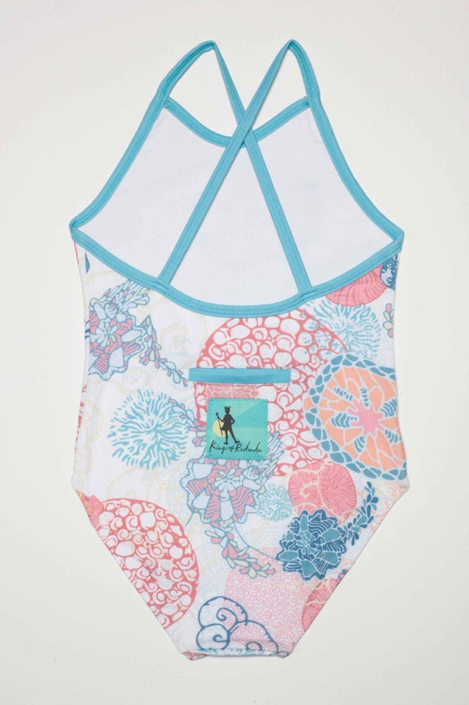 Ayla Full Piece Suit - Coral - One Piece Swim