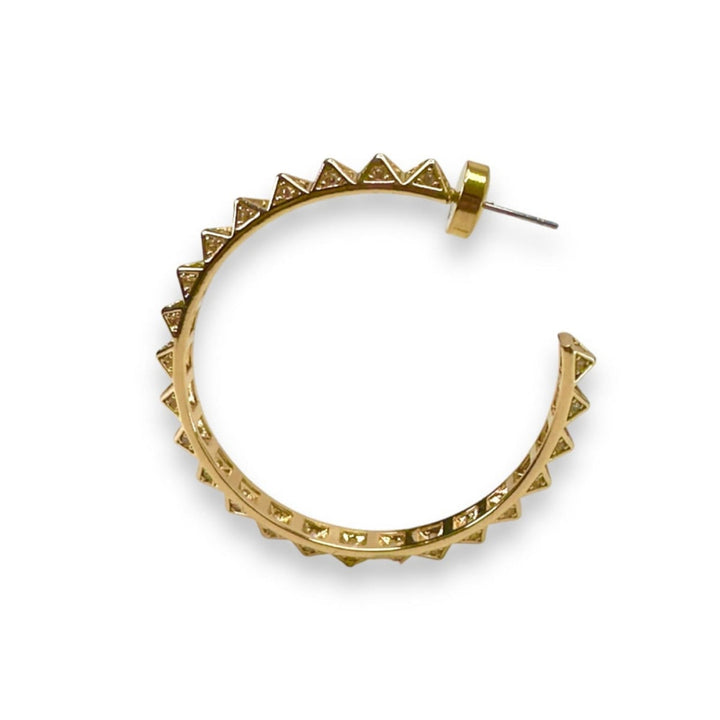 Ayla Hoop Earrings - Gold - One Size - Earrings