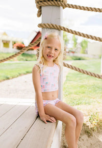 Ellie Swim - Pink Flags