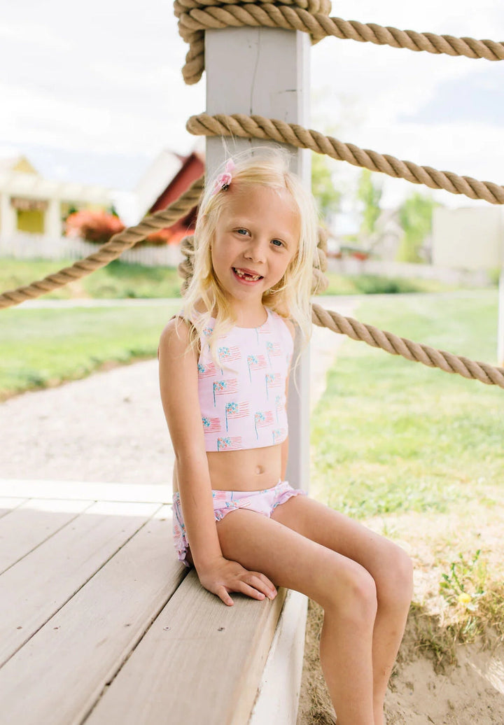 Ellie Swim - Pink Flags