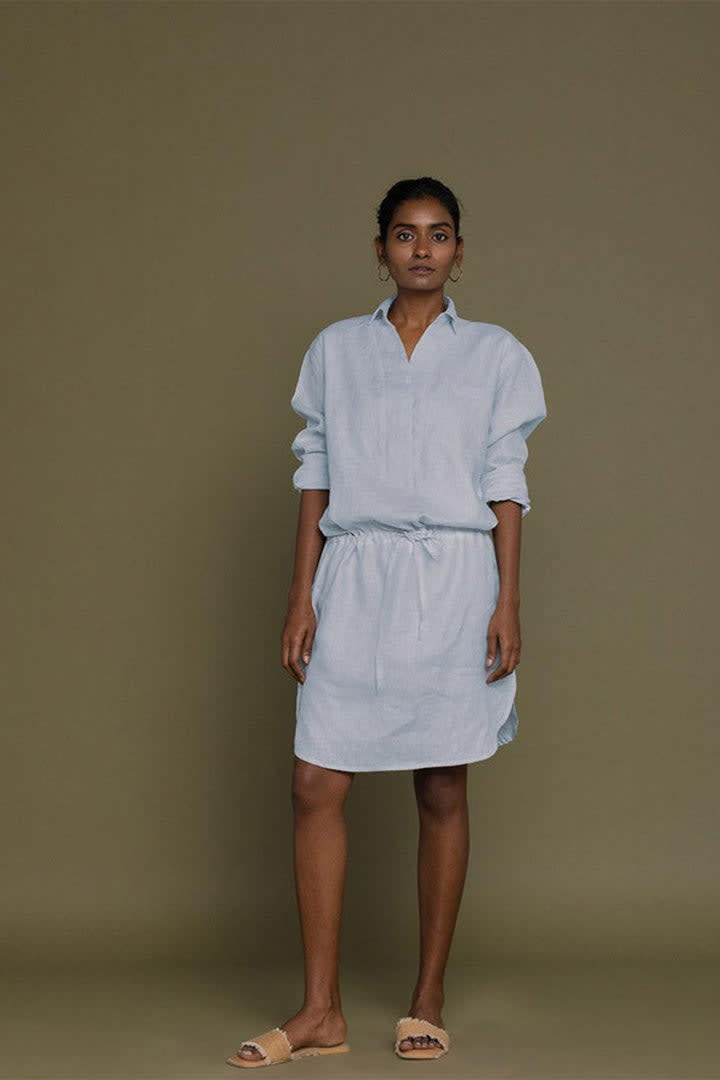 Meet Me By The Cliff Dress - Summer Blue