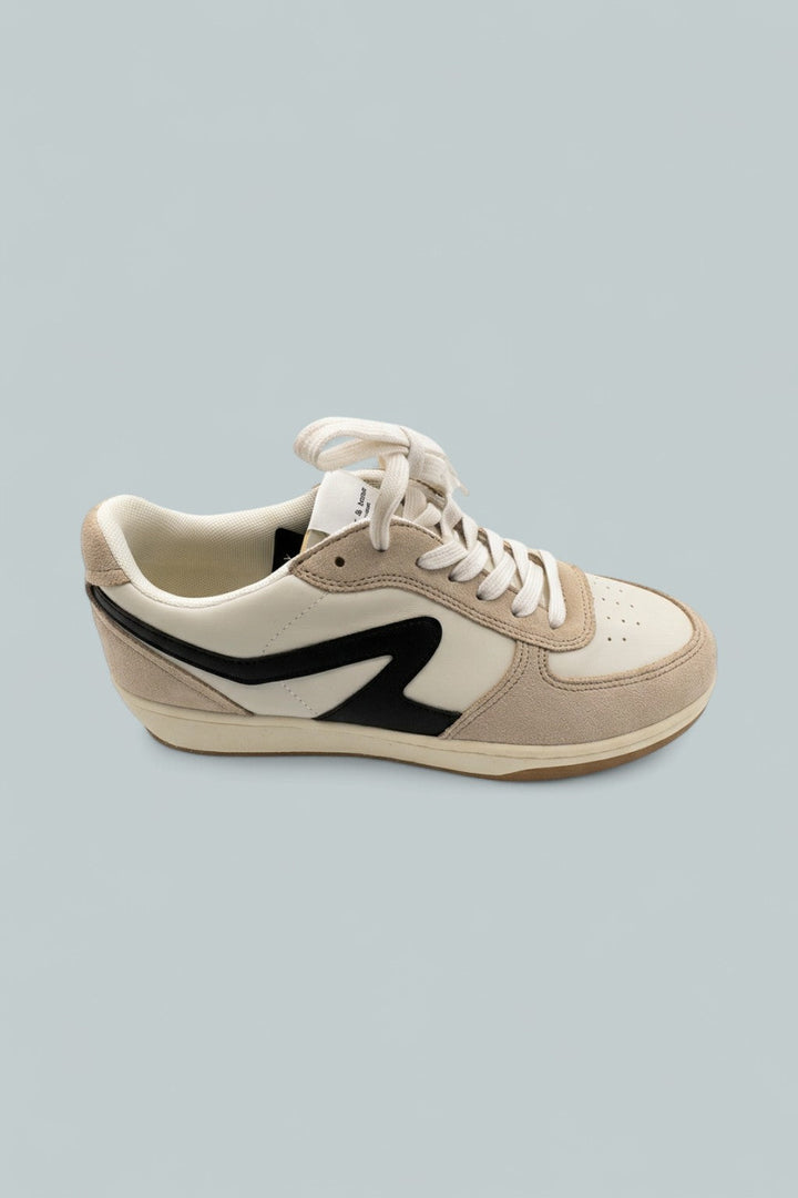 Retro Court Sneakers - Dove/Sand