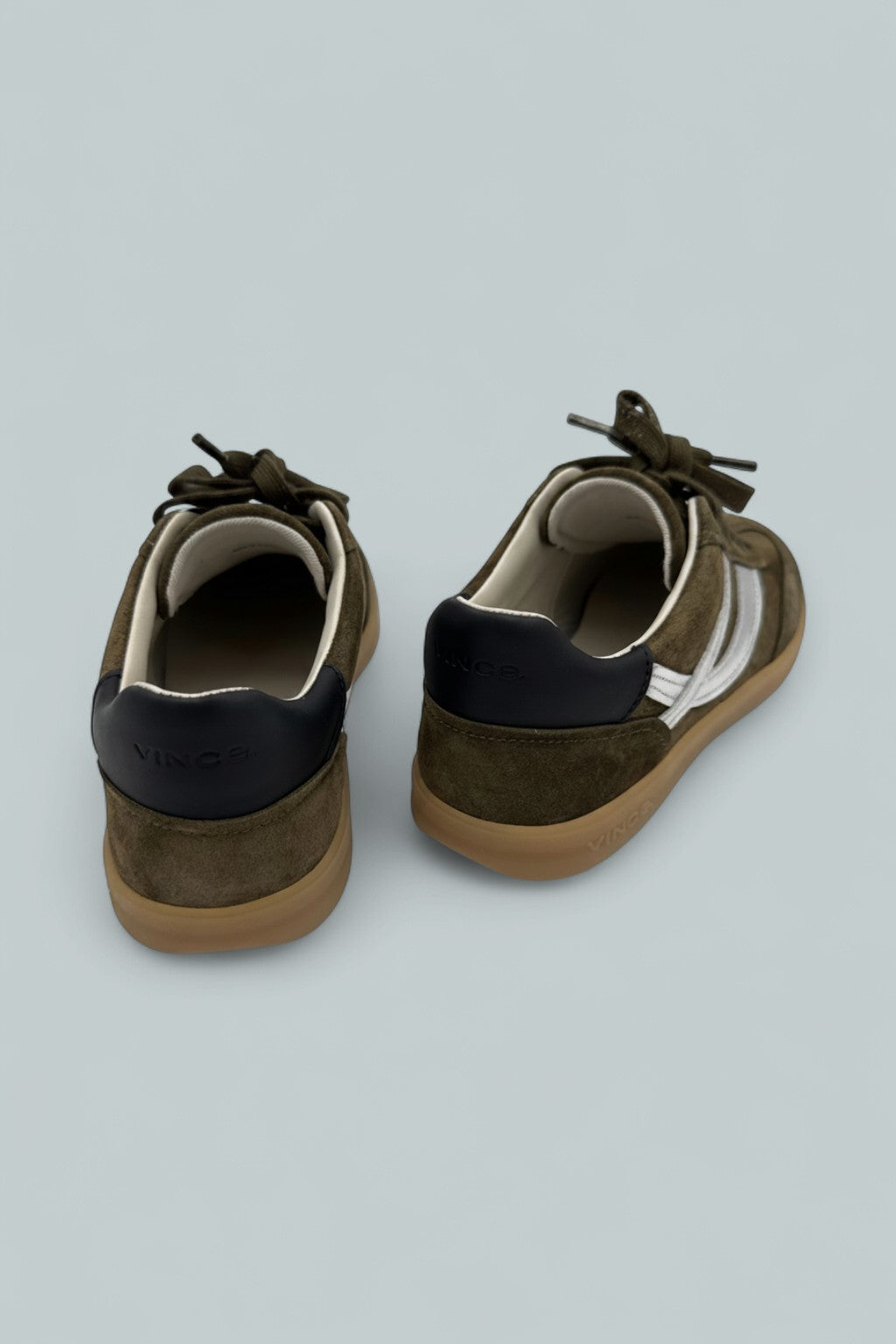 Oasis Suede & Leather Sneaker - Militare/Silver