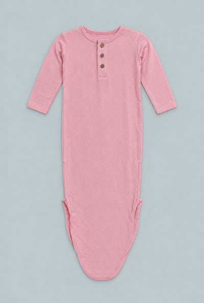 Knotted Gown - Candy Pink