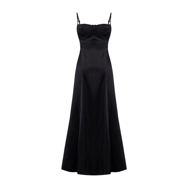 Pure Silk Your *Itch Silk Dress - Jet Black