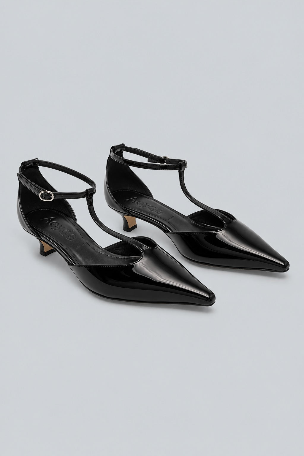 Liz T Strap Pumps - Black