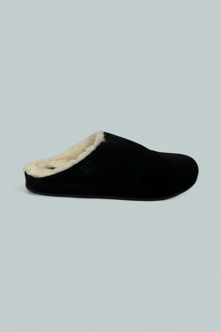 Women's Chrissie Shearling Slippers - Black
