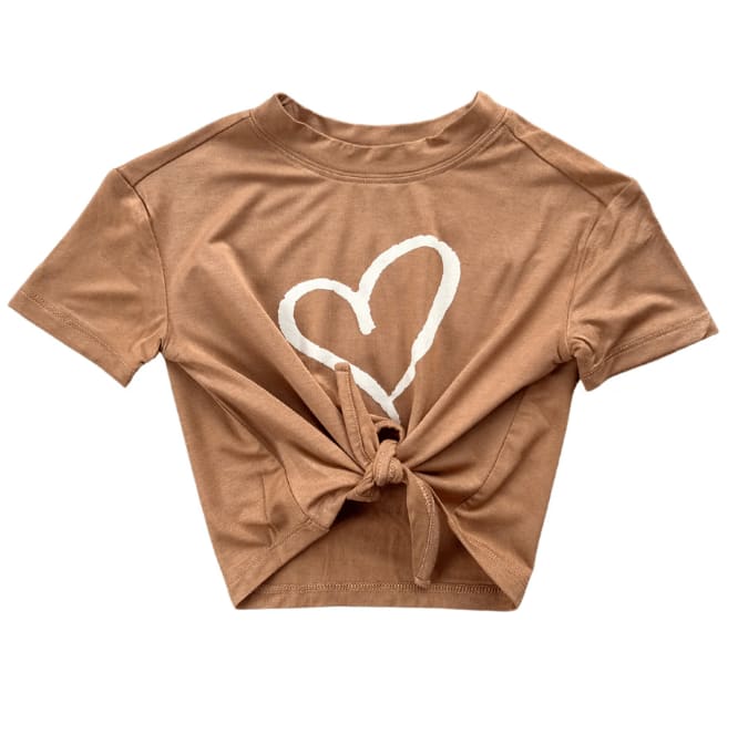 Girls Tie Front Shirt