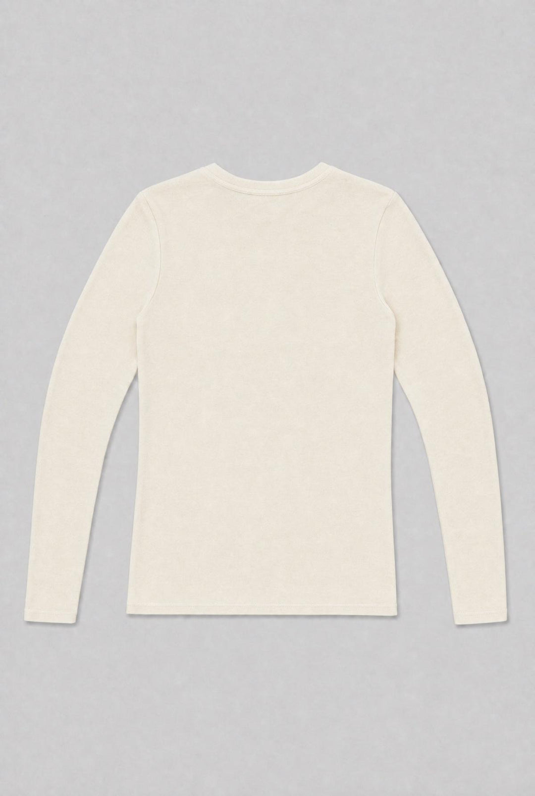 Long Sleeve Crew Neck Tee - Ivory
