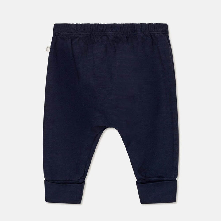 Slub Baby Pants - Dark Blue Pants My Little Cozmo 