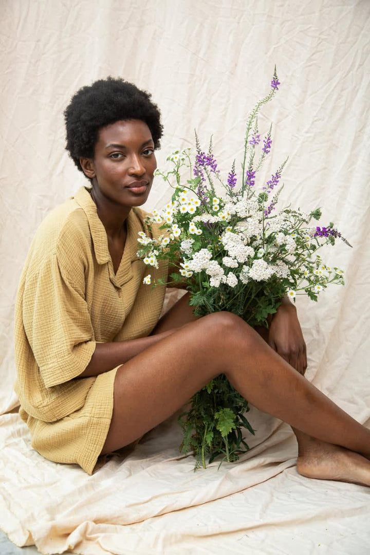 Arlo Organic Cotton Short - Straw