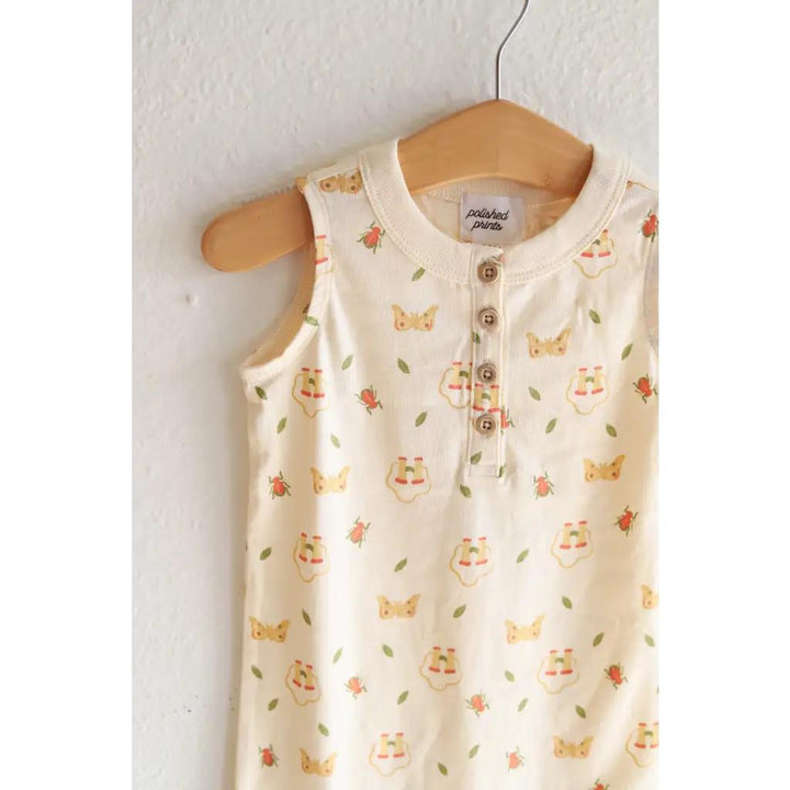 Baby Bugs and Binoculars Henley Romper