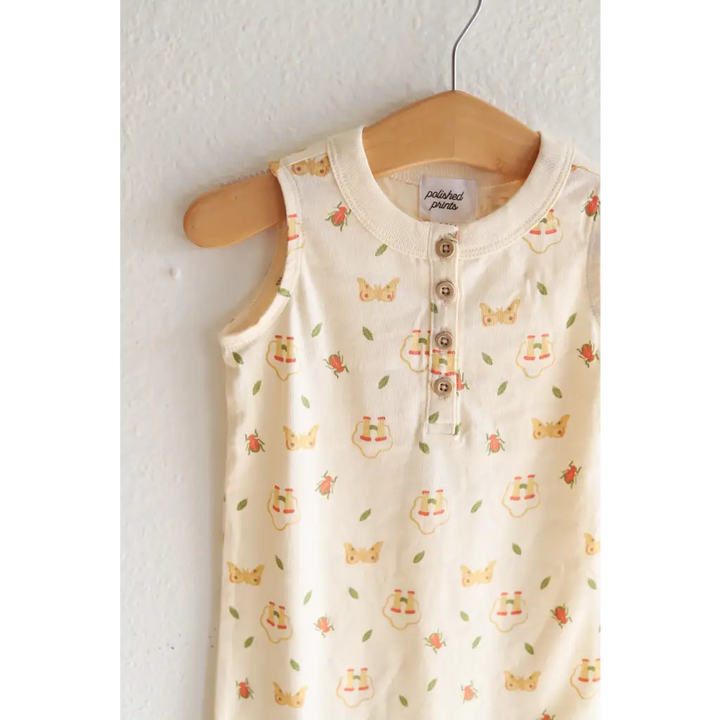 Baby Bugs and Binoculars Henley Romper