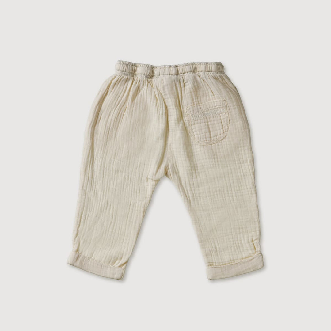 Gauze Pants - Bone