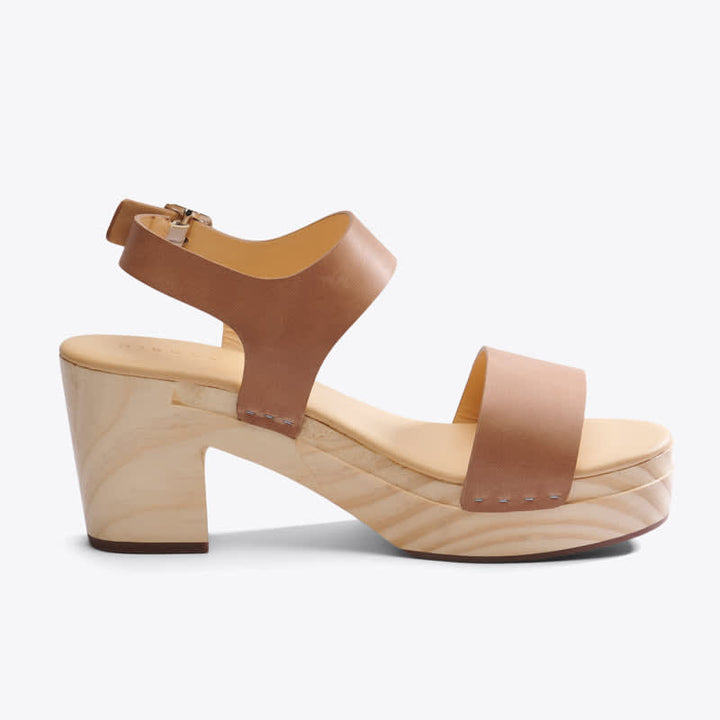 All-Day Open Toe Clog - Almond