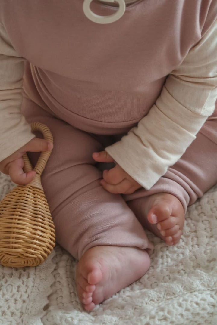 Grow With Me Overalls - Strawberry Milkshake