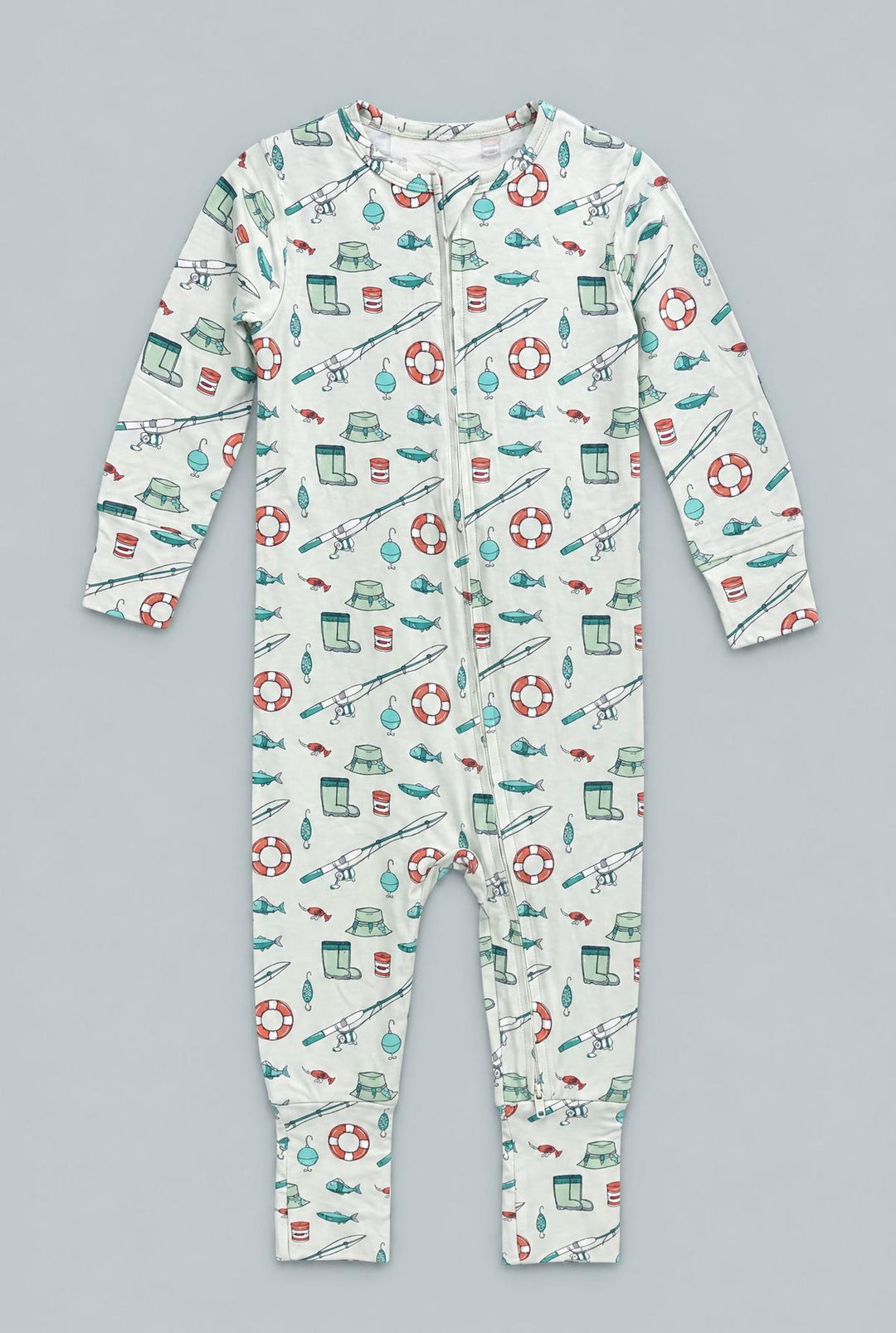 Fishing Poles Convertible Romper - Cast A Line