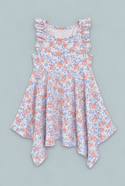 Emma's Racerback Dress - Vintage Flower Pink