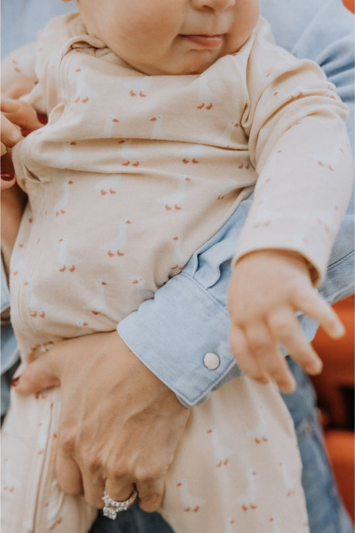 Organic Cotton + Modal Playsuit - Geese